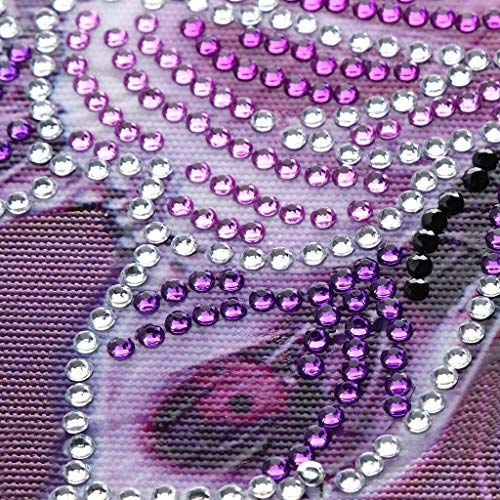 New Arrival!DEESEE(TM)Rose Special Shaped Diamond Painting DIY 5D Partial Drill Cross Stitch Kits Crystal Rhinestone of Picture Serial Diamond Embroidery Arts Craft (B)