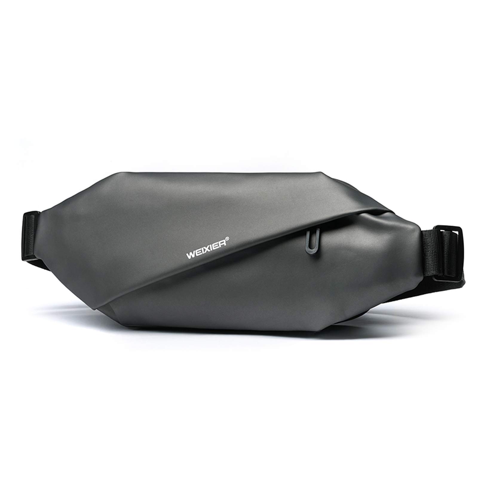 FANDARE Sling Chest Bag Lightweight Shoulder Crossbody Backpack Men Business Casual Daypacks for Outdoor Travel Work Hiking Running Indoor Activities Waterproof Polyester Gray