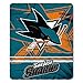 Northwest NHL San Jose Sharks Unisex-Adult Fleece Throw Blanket, 50