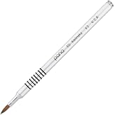 PANA 3D Kolinsky Acrylic Nail Art Sculpture Brush with Silver Metal Non-Slip Grip Handle for Manicures 3D Nail Art Flower Designs (Size #5)