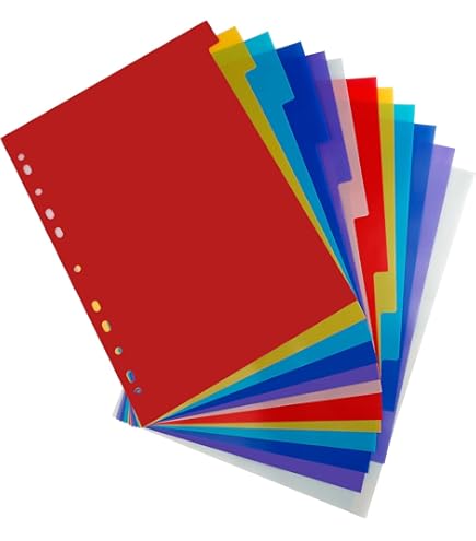 AVERY 1-31 Dividers for 3 Ring Binders Customisable Table