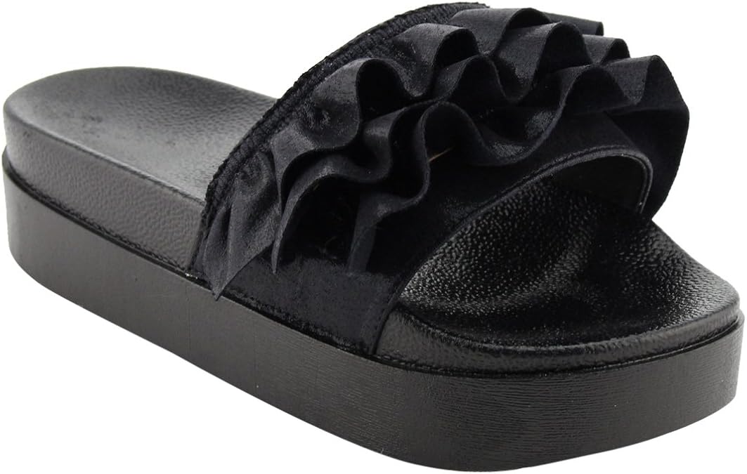backless platform shoes