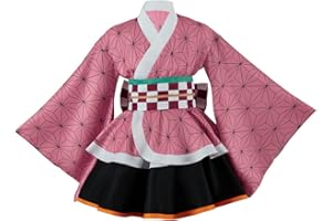 ZIXUN Hashibira Inosuke Cosplay Costume Women's Kimono Dress Suit