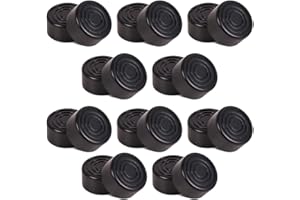 Guitar Effects Pedal Protector, Footswitch Top Cover Foot peg Cap Guitar Effects Pedal Protector Cap 20PCS/set (Black)