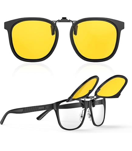 Amazon.com: Polarized CLIP-ON Sunglasses for Ray-Ban RX7046 RB7046