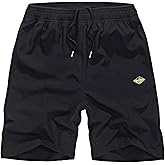 EXEKE Men's Athletic Shorts Quick Dry Running Shorts Lightweight Gym Workout Shorts with Pockets