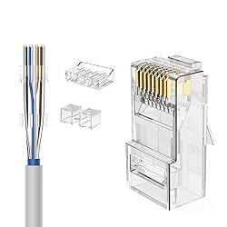 CableCreation RJ45 Connectors, Cat 6A RJ45 Modular
