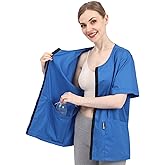 Mastectomy Recovery Shirt Post Surgery Shirt with Hidden Drain Pockets Port Access for Breast Reconstruction