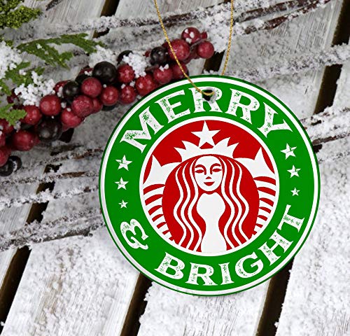 Starbucks kerstbal ornament: Merry & Bright