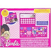 Barbie - Townley Girl Barbie Beauty Compact Set Kit with Brushes, 28 Eye Shadows, 6 Lip Gloss & 4...