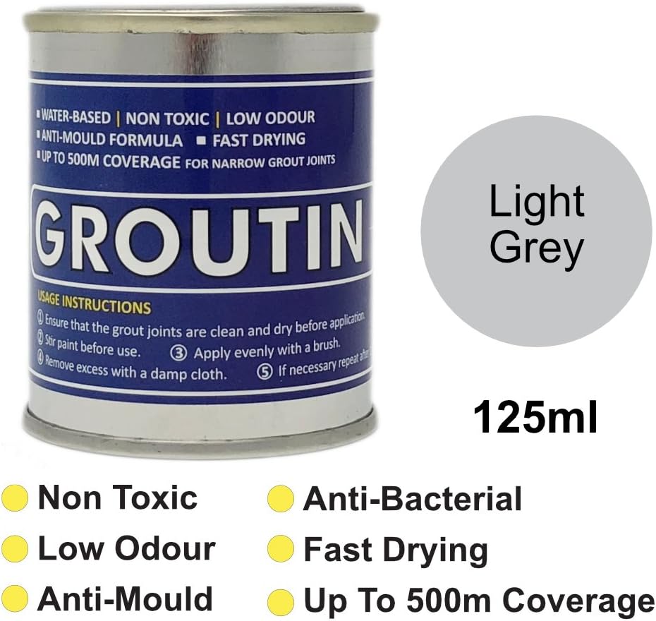 Light Grey Groutin Grout Reviver, Restore