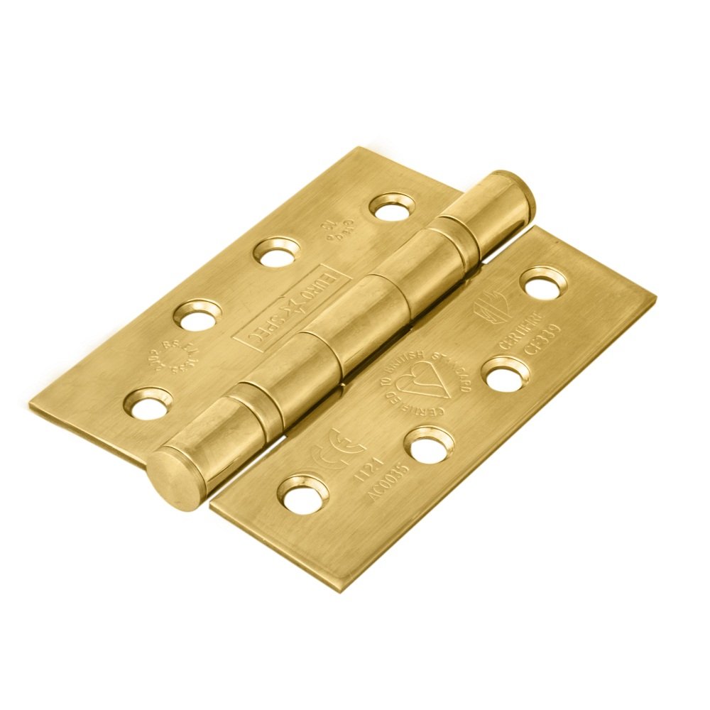 102 X 76 X 3MM Ball Bearing Hinge Grade 13 C/W Screws (Pair)