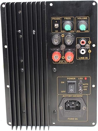 Amazon 110v 220v 150wヘビーサブウーファーデジタルパワーアンプボードアクティブパワーアンプボードピュアベースtda8950 2チャンネル 110v Diytooldealers オーディオ