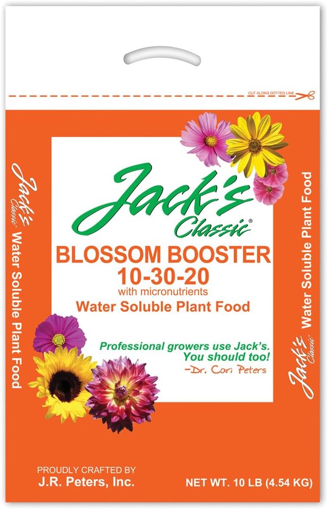 Jacks Classic All Purpose 20-20-20 Water Soluble Fertilizer 8 Ounce Tub