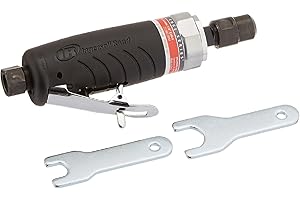 Ingersoll Rand 3107G Air Die Grinder Edge Series – 1/4", Heavy Duty, Straight, Ergonomic Grip, Ball Bearing Construction, Lig