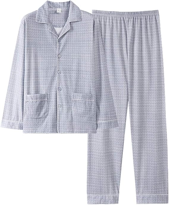 Amazon ルームウェア メンズ 秋冬 パジャマ おしゃれ 綿 長袖 上下セット 通気 寝巻き 部屋着 男 ナイトウェア L Xl Xxl Xxxl パジャマ 通販