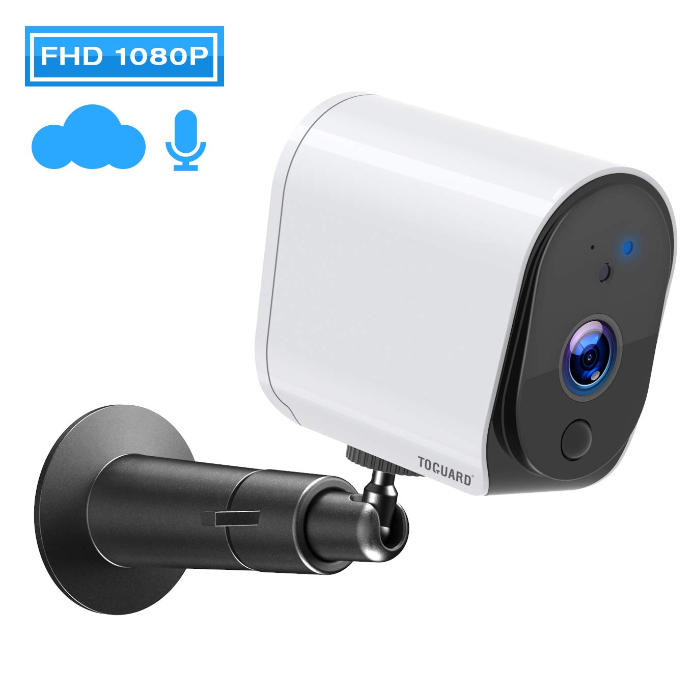 Indoor Security Surveillance Camera HD 1080P Rechargeable Battery Powered WiFi Camera with
