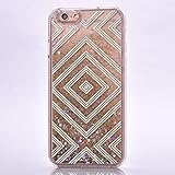 iPhone 6s case,iphone 6 case, liujie Liquid, Cool Quicksand Moving Stars Bling Glitter Floating Dynamic Flowing Case Liquid Cover for Iphone 6 4.7 inch(LS waves gold)