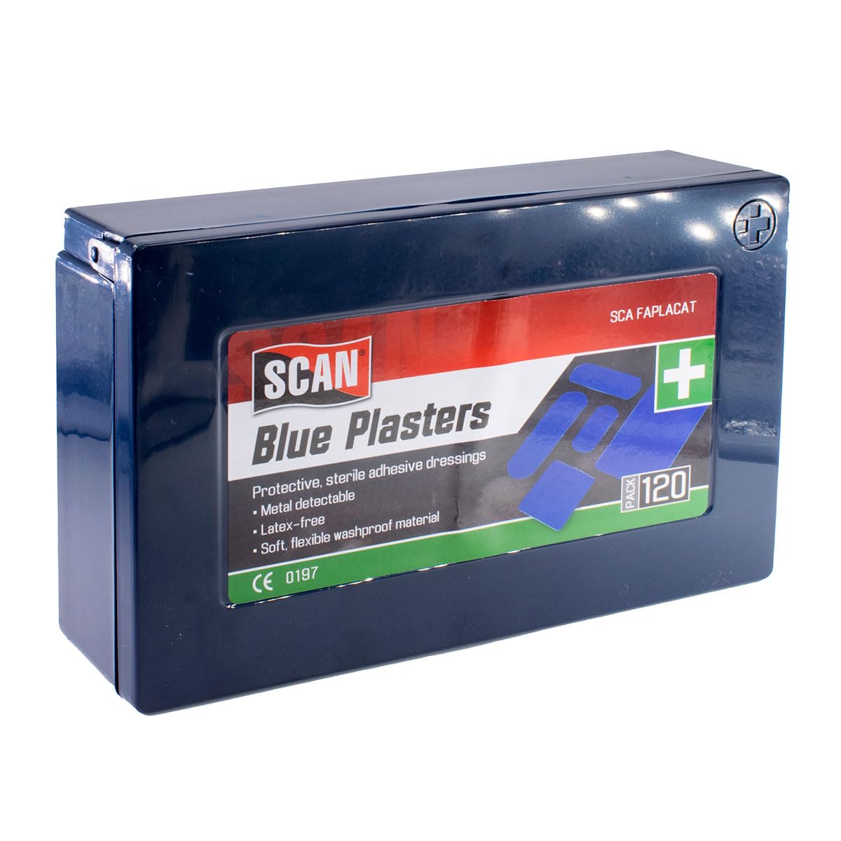 Scan FAPLACAT Hydroscopic Assorted Plasters - Blue (Pack of 120)