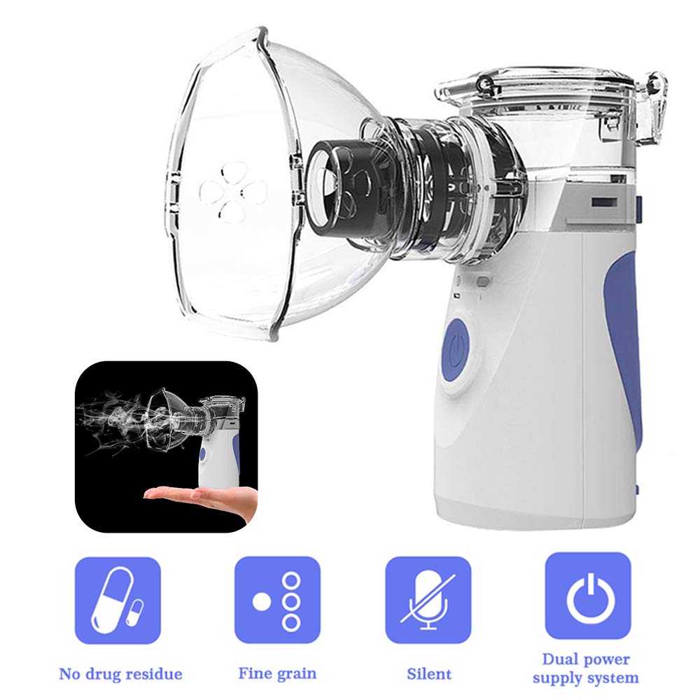 Portable Mini Inhaler Machine Handheld Travel Steam Compressor