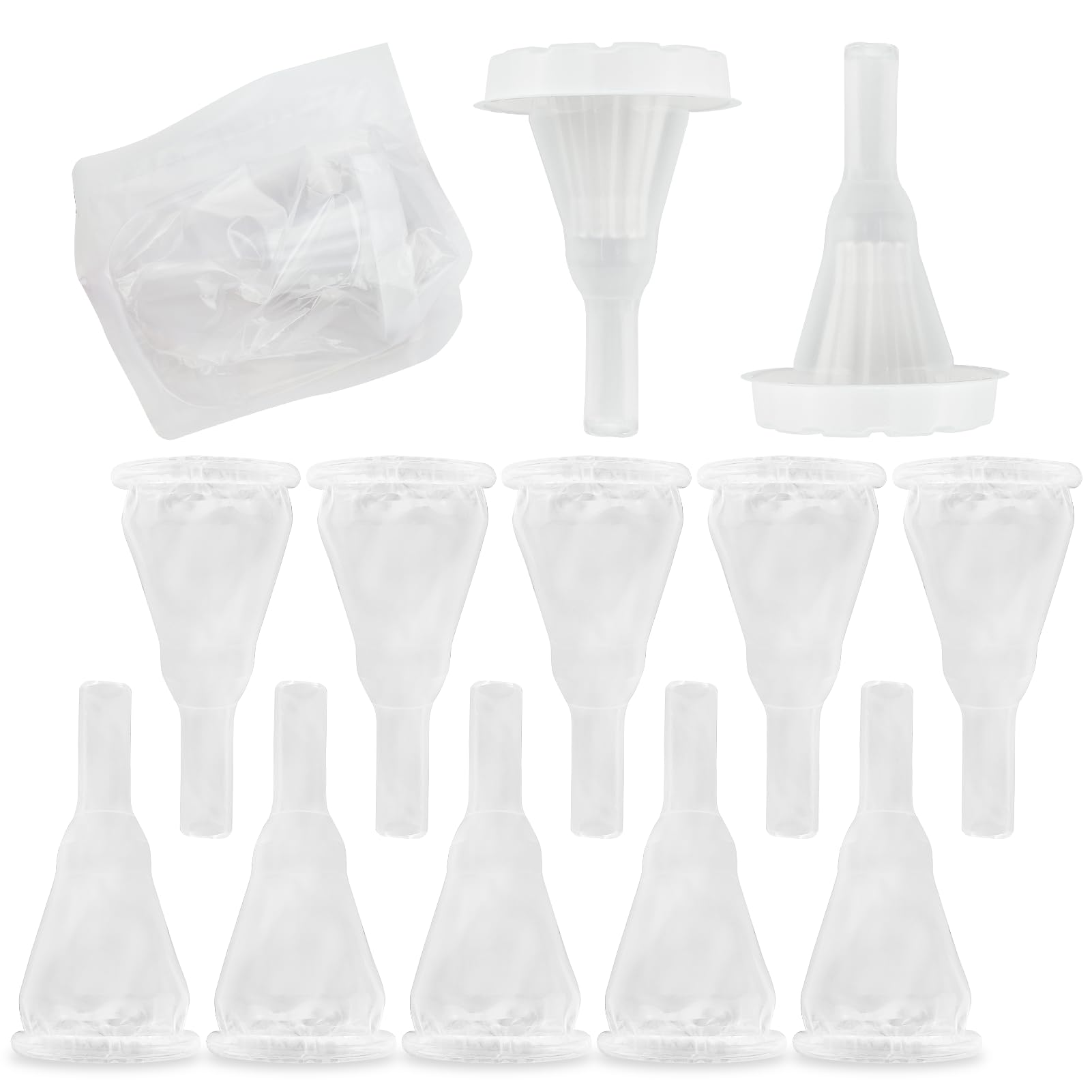 Photo 1 of 10 PCS Male Condom External Urinary Catheters,Self-Adhesive,Individually Wrapped,Used Together with Urine Collection Bag,for Incontinence Elderly Men Age,No Leakage Non-Irritating,Size(1.26inch/32mm)