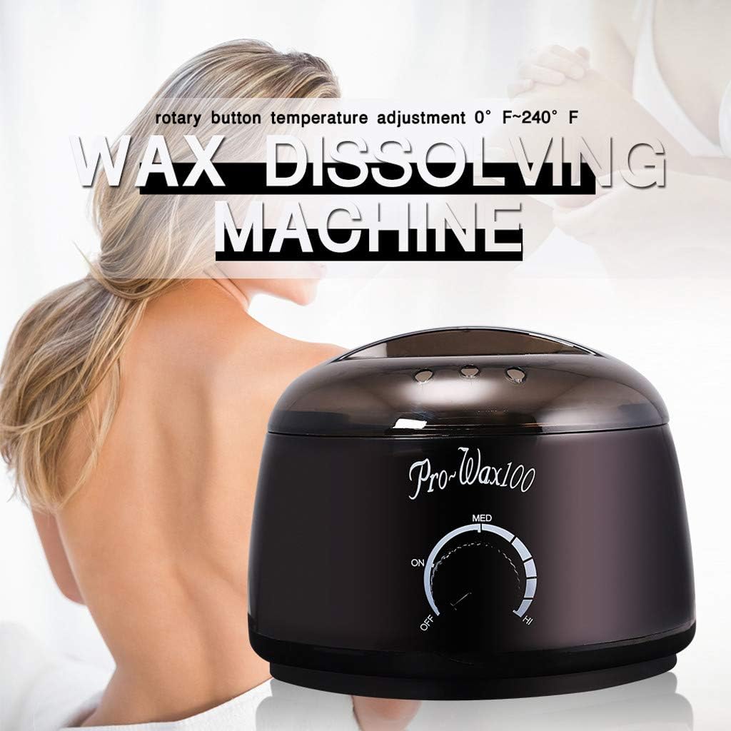 Waxing beanstalk machine Hair Removal Hot Wax Warmer Kit Pot Painless At Home Waxing Multi-functional wax-removing melting machine for Full Body, Legs, Face, Eyebrows, Bikini Women Men (black)