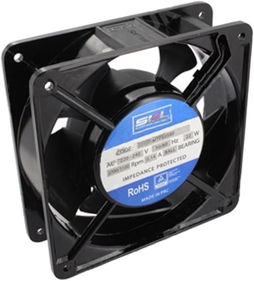 SPARES2GO Cooling Fan for Belling Oven Cooker (120mm x 120mm x 38mm