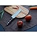 WALLOP Santoku Knife - Japanese AUS-10 Core 67 Layers Damascus High Carbon Stainless Steel Kitchen Knife with Amazing Wave Blade Pattern & Non-slip Ergonomic Reddish Black G10 Handle with Sheath -7''