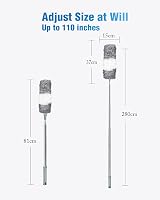 ArobiaSB 2025 Upgraded Microfiber Telescopic Duster 110in Extendable Pole view 2