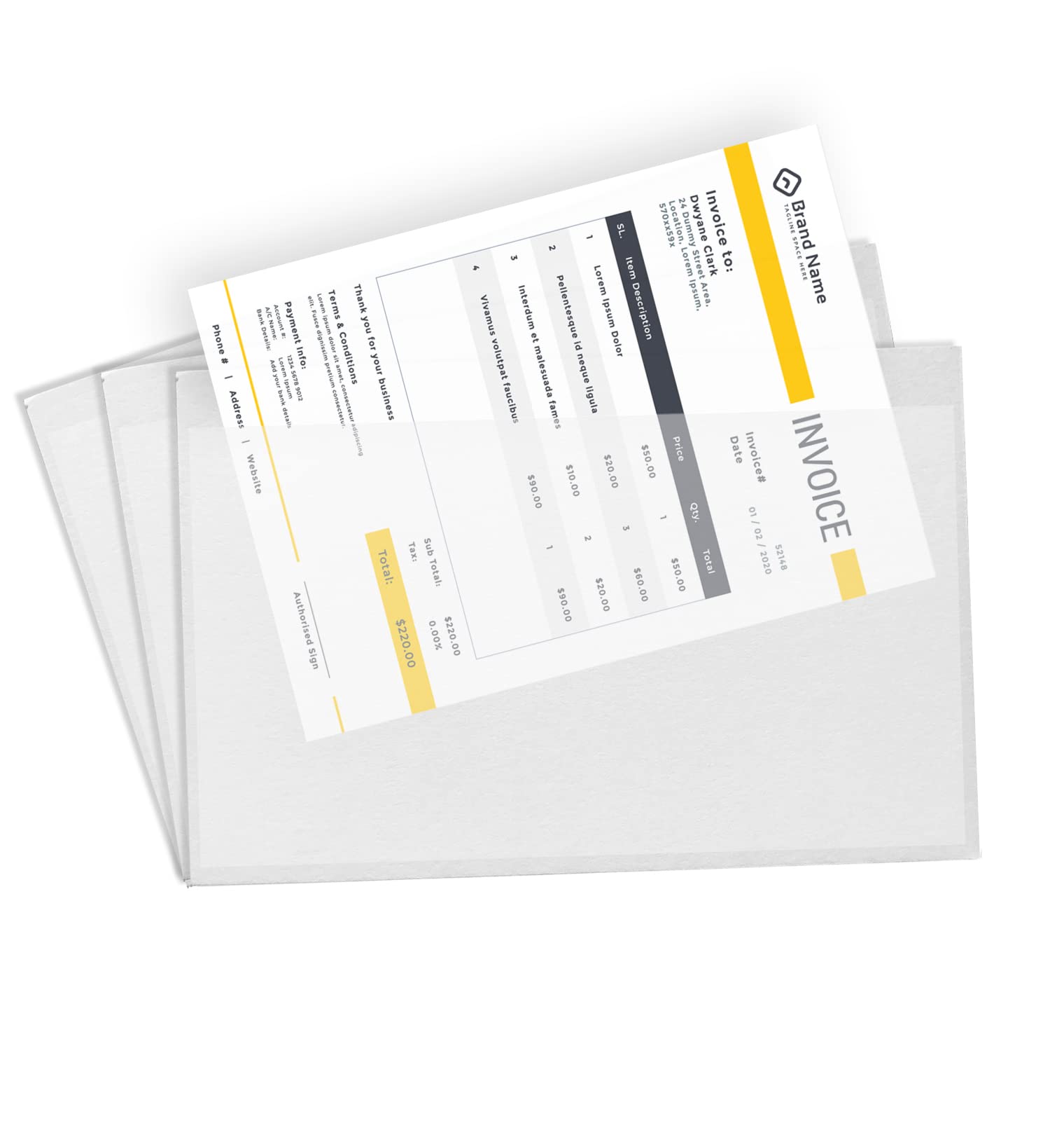 G4Goods 100 Pcs of A6 Plain Document Enclosed Wallets 158 x 110mm - Durable, Waterproof, and Versatile for Multiple Uses - Peel & Seal Strong Clear Plastic Postage Pouches