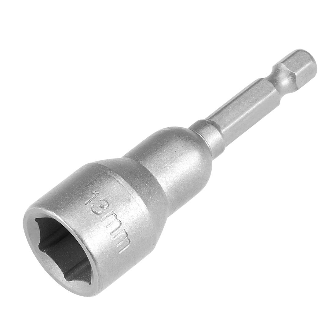 Sourcingmap 1/4" Quick-Change Hex Shank 13mm Magnetic Nut Setter Driver Drill Bit, 65mm Length, Metric 20mm Outer Dia