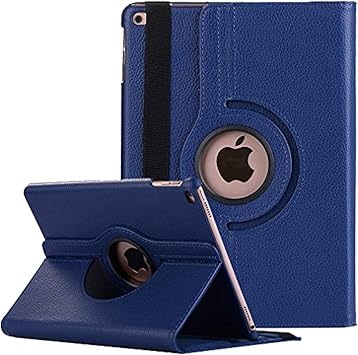 Amazon h Ipad 9 7 第6世代 18 ケース 手帳型 Ipad Air Air2ケース 質感抜群のpuレザー 素敵なlychee模様 360自由回転可能 調節可スタンド機能付き 固定バンド 脱落防止 アイパッドipad 5 Ipad 6 18春発売 New Ipad 9 7 第6世代 専用 9 7インチカバー