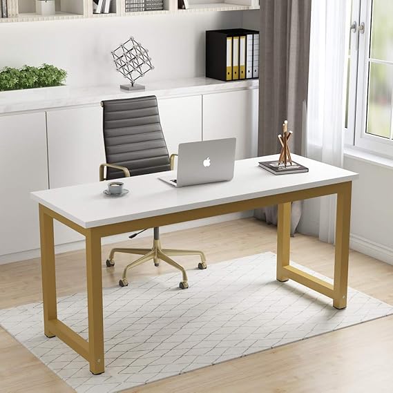Tribesigns Modern Computer Desk, 63 inches Large Office Desk Computer