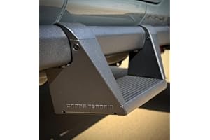 NXTGEN Cross Terrain Removable Steps – Compatible with Jeep Wrangler JL & Gladiator JT (2018–Present) – Clamp-On Drop Steps, 