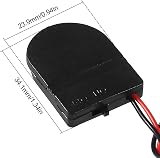 AEDIKO 10pcs CR2032 Battery Holder with Switch 3V Leads Black 13.5 cm view 9