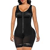 SHAPERX Women's Fajas Colombianas Tummy Control Shapewear Postpartum Full Body Shaper Butt Lifter Bodysuit