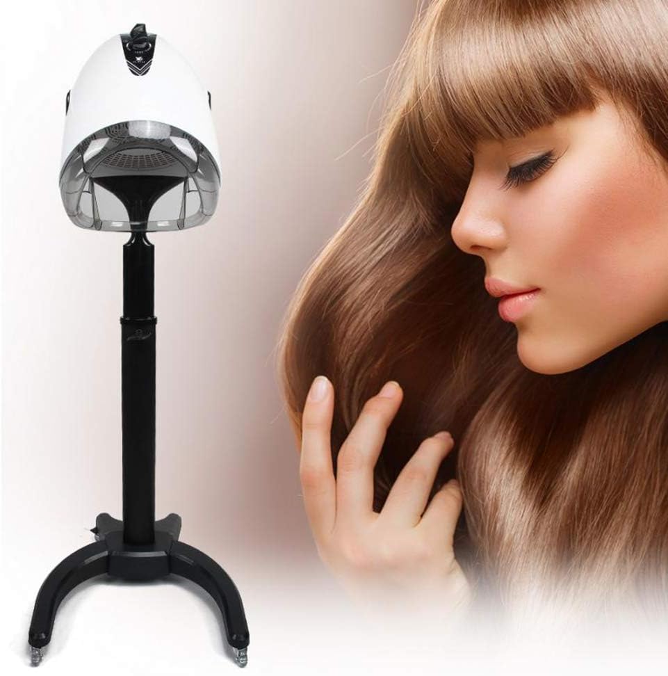Professional Salon Hair Steamer Heater,Hair Color Processor Dyeing Perming Oil Treatment Machine Tool 110-240V,White