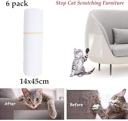 Gjqgyy Meubelbeschermers Tegen Katten Lijm Kat Scratch Guard Voor Lederen Bank Met Zelfklevende Pads Twist Pins Voor Bank Tapijt Deuren Muren Amazon Nl