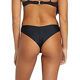 Volcom Women's Cheekini Bikini Bottom – Low-Rise Cheeky Swim Bottom Made with Recycled Fabric