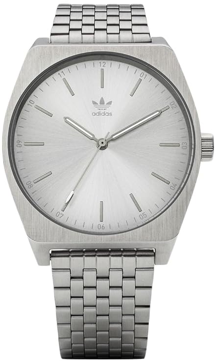 Adidas Herren Analog Quarz Uhr mit Edelstahl Armband Z02-1920-00