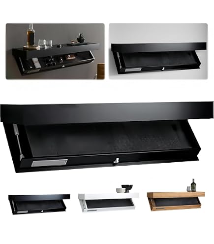 Amazon.com: JOLLYMER Concealment Gun Shelf with Hidden Trap Door