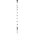 Laboy Glass Fractional Distillation Column Vigreux with 24/40 Joints 300mm in Indentation Length Lab Glass Condenser for Distillation Apparatus in Organic Chemsitry