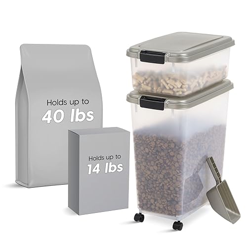 Pet Food Storage Containers IRIS USA Airtight Pet Food Storage