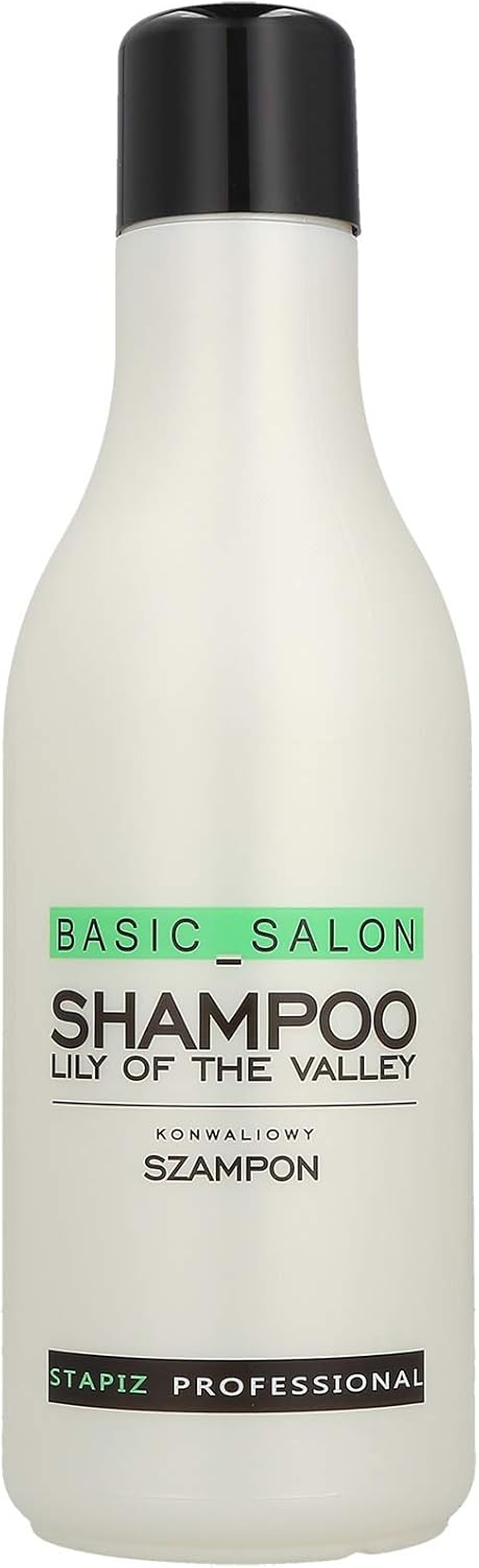 Stapiz Professional Lily of the Valley Shampoo - 1 Litre with Pump, weiß, 1 l (Pack of 1)