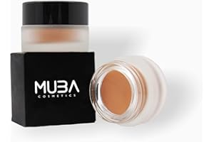 MUBA COSMETICS “CROWN” Eye Primer Eyeshadow Base - Silky Eyeshadow Primer Face Makeup, BEIGE Tone for Darker Skins - Crease-Free Eye Shadow Primer, Eyelid Primer, Eye Makeup Primer for Face - Vegan Face Primer for Makeup