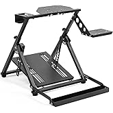 Marada X Frame Steering Wheel Stand Racing Sim Cockpit with Seat Slot Fit for Logitech/Thrustmaster/Fanatec G25 G27 G29 G920 