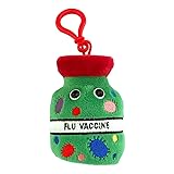 GIANTmicrobes Flu Vaccine Keychain – Learn about