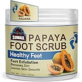 Foot Scrub, Natural For All Body Exfoliation, Dead Skin Remover, Moisturize And Nourish Your Dry Rough Feet, Make Your Feet Smooth And Soft (6 oz, Papaya)
