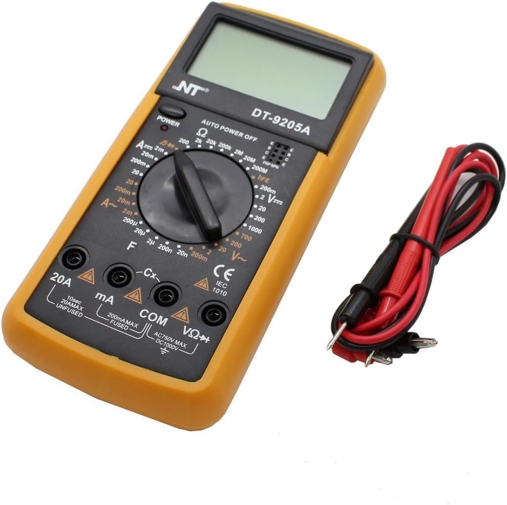 NEW Digital LCD Multimeter (Nt-9205) Voltmeter Ammeter Ohmmeter OHM Volt Tester