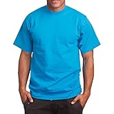 Super Heavy Mens T-Shirt, Large Tall, Turquoise